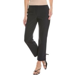 Lafayette 148 NY Classic Black Stretch Ankle Trousers / Pants Size 16